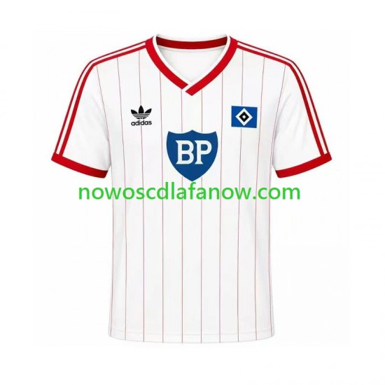 Koszulka Hamburger SV 1984 Retro Męska Domowy Komplet Krótkie Rękawy