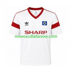 Koszulka Hamburger SV 1988 Retro Męska Domowy Komplet Krótkie Rękawy
