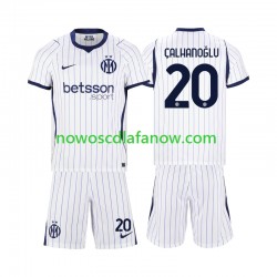 Koszulka Inter Mediolan Hakan Calhanoglu 20 Dziecięca Wyjazdowy Komplet 2026-2027 Krótkie Rękawy