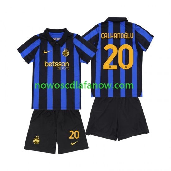 Koszulka Inter Mediolan Hakan Calhanoglu 20 Dziecięca Domowy Komplet 2026-2027 Krótkie Rękawy