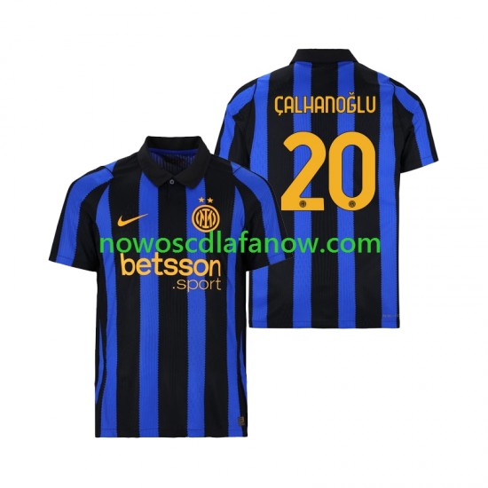 Koszulka Inter Mediolan Hakan Calhanoglu 20 Męska Domowy Komplet 2026-2027 Krótkie Rękawy