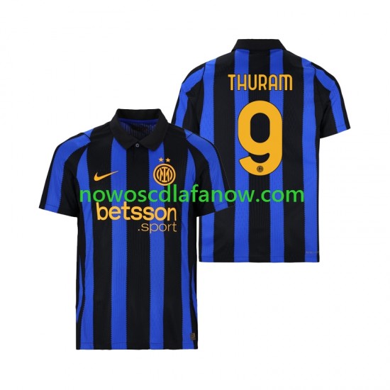 Koszulka Inter Mediolan Marcus Thuram 9 Męska Domowy Komplet 2026-2027 Krótkie Rękawy