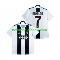 Koszulka Juventus Cristiano Ronaldo 2018 2019 Retro Męska Domowy Komplet Krótkie Rękawy
