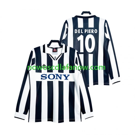 Koszulka Juventus DEL PIERO 10 1997 Retro Męska Domowy Komplet Długie Rękawy