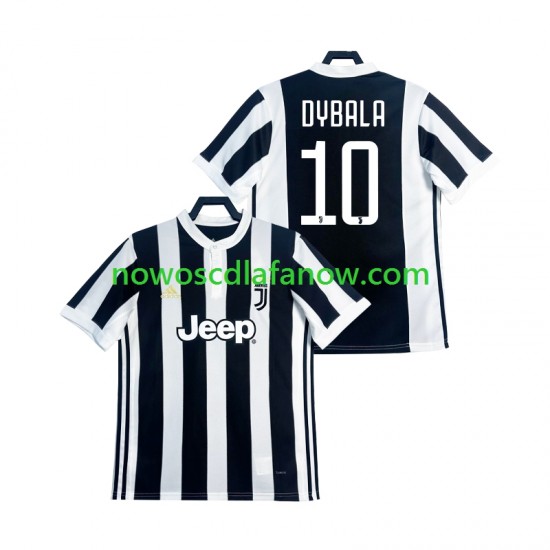 Koszulka Juventus DYBALA 21 2017 2018 Retro Męska Domowy Komplet Krótkie Rękawy