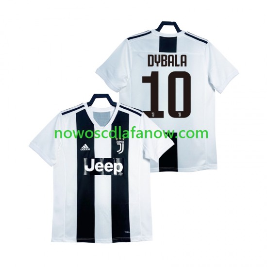 Koszulka Juventus DYBALA 21 2018 2019 Retro Męska Domowy Komplet Krótkie Rękawy