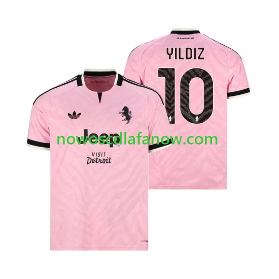 Koszulka Juventus Kenan Yildiz 10 Męska Wyjazdowy Komplet 2026-2027 Krótkie Rękawy