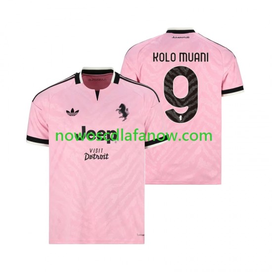 Koszulka Juventus Randal Kolo Muani 9 Męska Wyjazdowy Komplet 2026-2027 Krótkie Rękawy