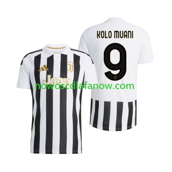 Koszulka Juventus Randal Kolo Muani 9 Męska Domowy Komplet 2026-2027 Krótkie Rękawy