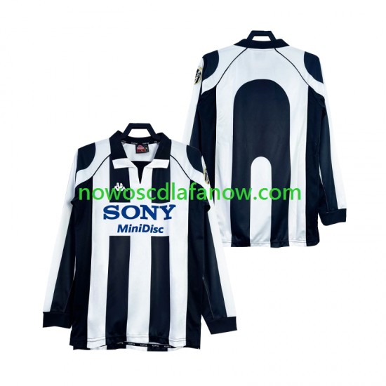 Koszulka Juventus 1997 Retro Męska Domowy Komplet 1998 Długie Rękawy