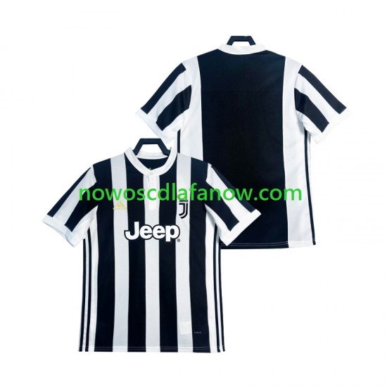 Koszulka Juventus 2017 2018 Retro Męska Domowy Komplet Krótkie Rękawy
