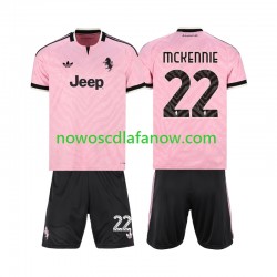 Koszulka Juventus Weston McKennie 22 Dziecięca Wyjazdowy Komplet 2026-2027 Krótkie Rękawy