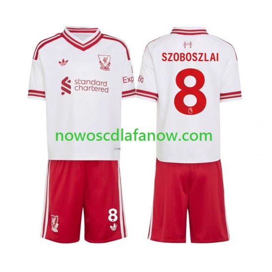 Koszulka Liverpool Dominik Szoboszlai 8 Dziecięca Wyjazdowy Komplet 2026-2027 Krótkie Rękawy