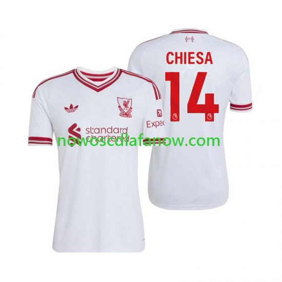 Koszulka Liverpool Federico Chiesa 14 Męska Wyjazdowy Komplet 2026-2027 Krótkie Rękawy