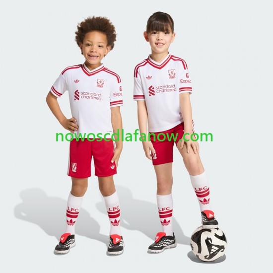 Koszulka Liverpool Dziecięca Wyjazdowy Komplet 2026-2027 Krótkie Rękawy