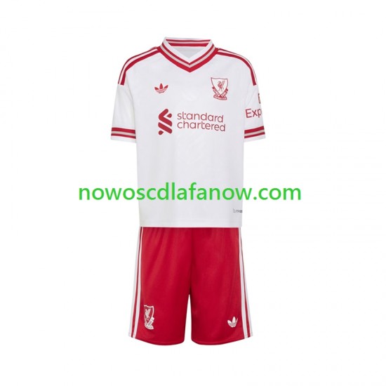 Koszulka Liverpool Dziecięca Wyjazdowy Komplet 2026-2027 Krótkie Rękawy