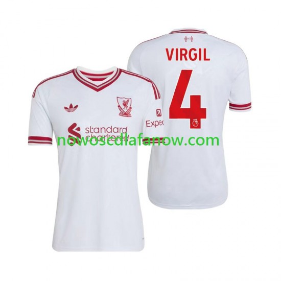Koszulka Liverpool Virgil van Dijk 4 Męska Wyjazdowy Komplet 2026-2027 Krótkie Rękawy