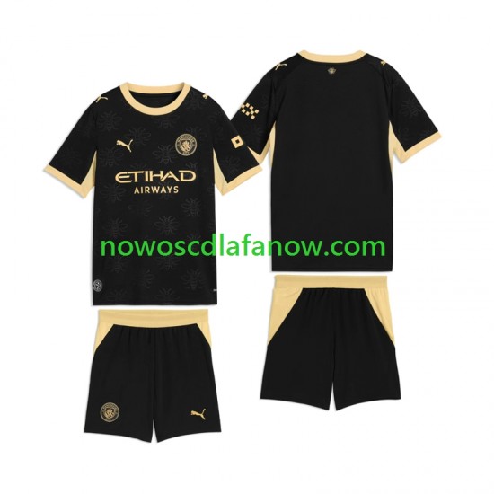Koszulka Manchester City Dziecięca Wyjazdowy Komplet 2026-2027 Krótkie Rękawy