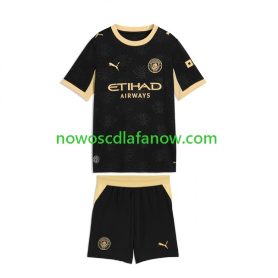 Koszulka Manchester City Dziecięca Wyjazdowy Komplet 2026-2027 Krótkie Rękawy