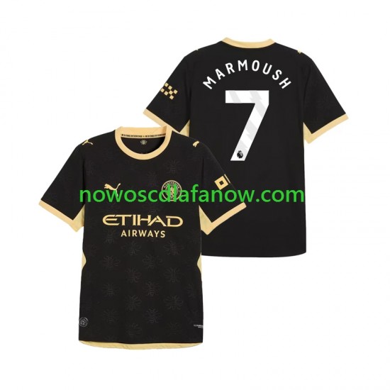 Koszulka Manchester City Omar Marmoush 7 Męska Wyjazdowy Komplet 2026-2027 Krótkie Rękawy