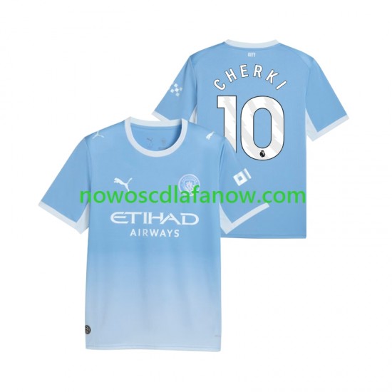 Koszulka Manchester City Rayan Cherki 10 Męska Domowy Komplet 2026-2027 Krótkie Rękawy