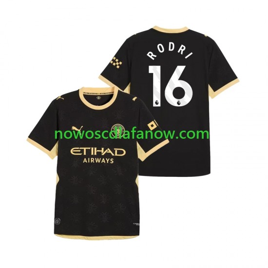 Koszulka Manchester City Rodri 16 Męska Wyjazdowy Komplet 2026-2027 Krótkie Rękawy