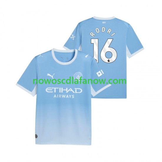 Koszulka Manchester City Rodri 16 Męska Domowy Komplet 2026-2027 Krótkie Rękawy