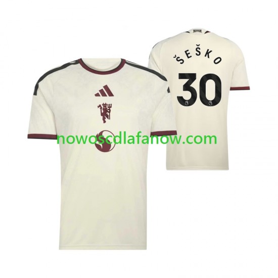 Koszulka Manchester United Benjamin Sesko 30 Męska Trzeci Komplet 2026-2027 Krótkie Rękawy