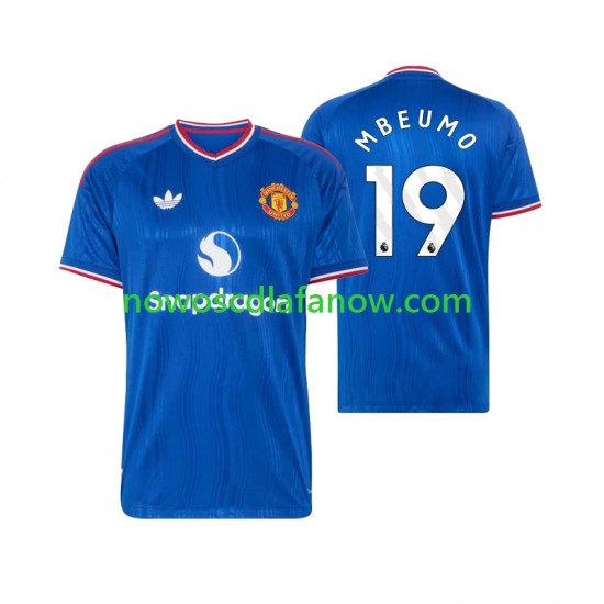Koszulka Manchester United Bryan Mbeumo 19 Męska Wyjazdowy Komplet 2026-2027 Krótkie Rękawy