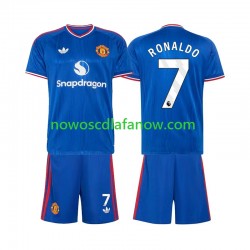 Koszulka Manchester United Cristiano Ronaldo 7 Dziecięca Wyjazdowy Komplet 2026-2027 Krótkie Rękawy