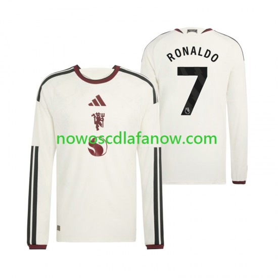 Koszulka Manchester United Cristiano Ronaldo 7 Męska Trzeci Komplet 2026-2027 Długie Rękawy