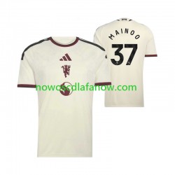 Koszulka Manchester United Kobbie Mainoo 37 Męska Trzeci Komplet 2026-2027 Krótkie Rękawy