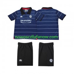 Koszulka Manchester United 2000 Retro Dziecięca Wyjazdowy Komplet 1999 Krótkie Rękawy