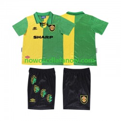 Koszulka Manchester United 1992 Retro Dziecięca Trzeci Komplet 1994 Krótkie Rękawy
