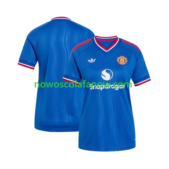 Koszulka Manchester United Damska Wyjazdowy Komplet 2026-2027 Krótkie Rękawy