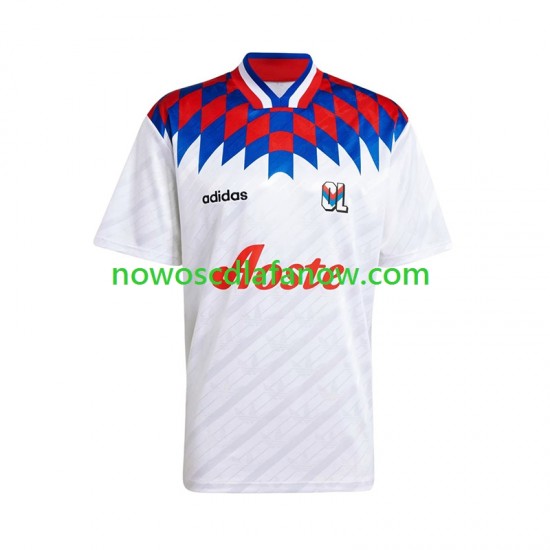 Koszulka Olympique Lyon 1995 1996 Retro Męska Domowy Komplet Krótkie Rękawy