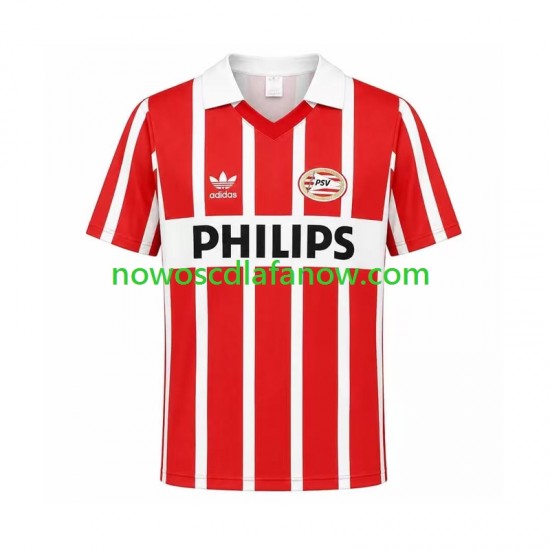 Koszulka PSV Eindhoven 1990 Retro Męska Domowy Komplet Krótkie Rękawy