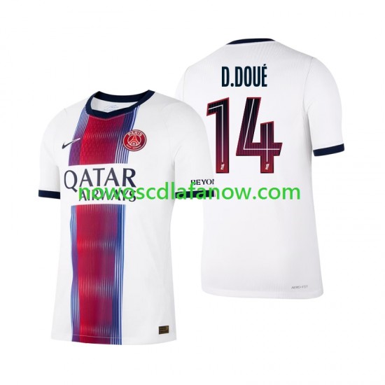 Koszulka Paris Saint-Germain Desire Doue 14 Męska Wyjazdowy Komplet 2026-2027 Krótkie Rękawy