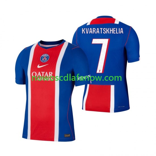 Koszulka Paris Saint-Germain Khvicha Kvaratskhelia 7 Męska Domowy Komplet 2026-2027 Krótkie Rękawy