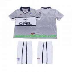 Koszulka Paris Saint-Germain 2000 2001 Retro Dziecięca Wyjazdowy Komplet Krótkie Rękawy