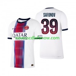Koszulka Paris Saint-Germain Matvey Safonov 39 Męska Wyjazdowy Komplet 2026-2027 Krótkie Rękawy