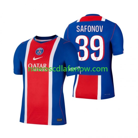 Koszulka Paris Saint-Germain Matvey Safonov 39 Męska Domowy Komplet 2026-2027 Krótkie Rękawy