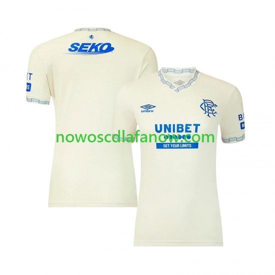 Koszulka Rangers Męska Wyjazdowy Komplet 2026-2027 Krótkie Rękawy
