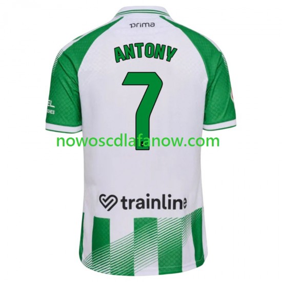 Koszulka Real Betis Antony 7 Męska Domowy Komplet 2026-2027 Krótkie Rękawy