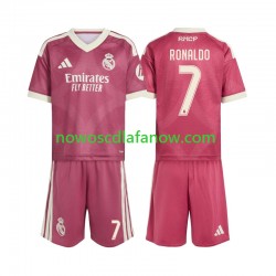 Koszulka Real Madryt Cristiano Ronaldo 7 Dziecięca Trzeci Komplet 2026-2027 Krótkie Rękawy