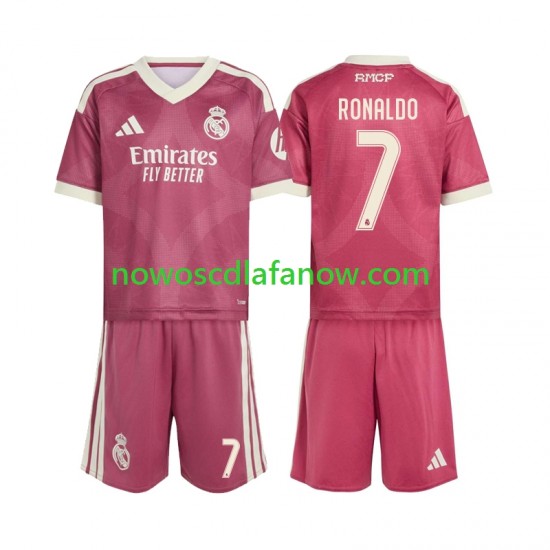 Koszulka Real Madryt Cristiano Ronaldo 7 Dziecięca Trzeci Komplet 2026-2027 Krótkie Rękawy