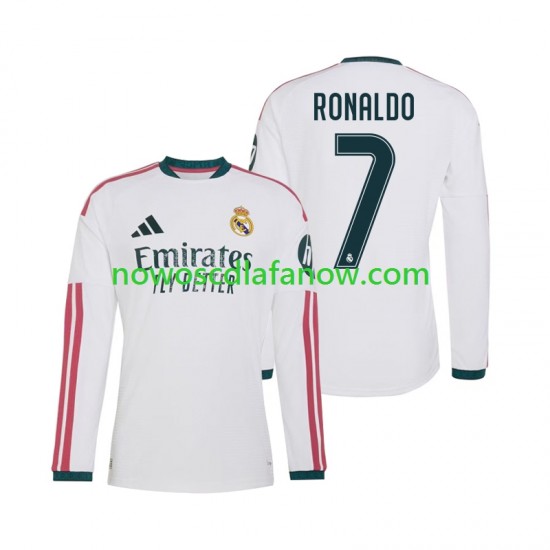 Koszulka Real Madryt Cristiano Ronaldo 7 Męska Domowy Komplet 2026-2027 Długie Rękawy