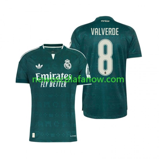 Koszulka Real Madryt Federico Valverde 8 Męska Wyjazdowy Komplet 2026-2027 Krótkie Rękawy