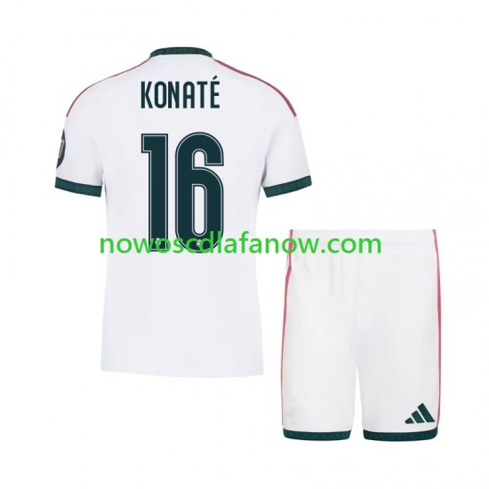 Koszulka Real Madryt Ibrahima Konate 16 Dziecięca Domowy Komplet 2026-2027 Krótkie Rękawy