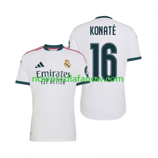 Koszulka Real Madryt Ibrahima Konate 16 Męska Domowy Komplet 2026-2027 Krótkie Rękawy